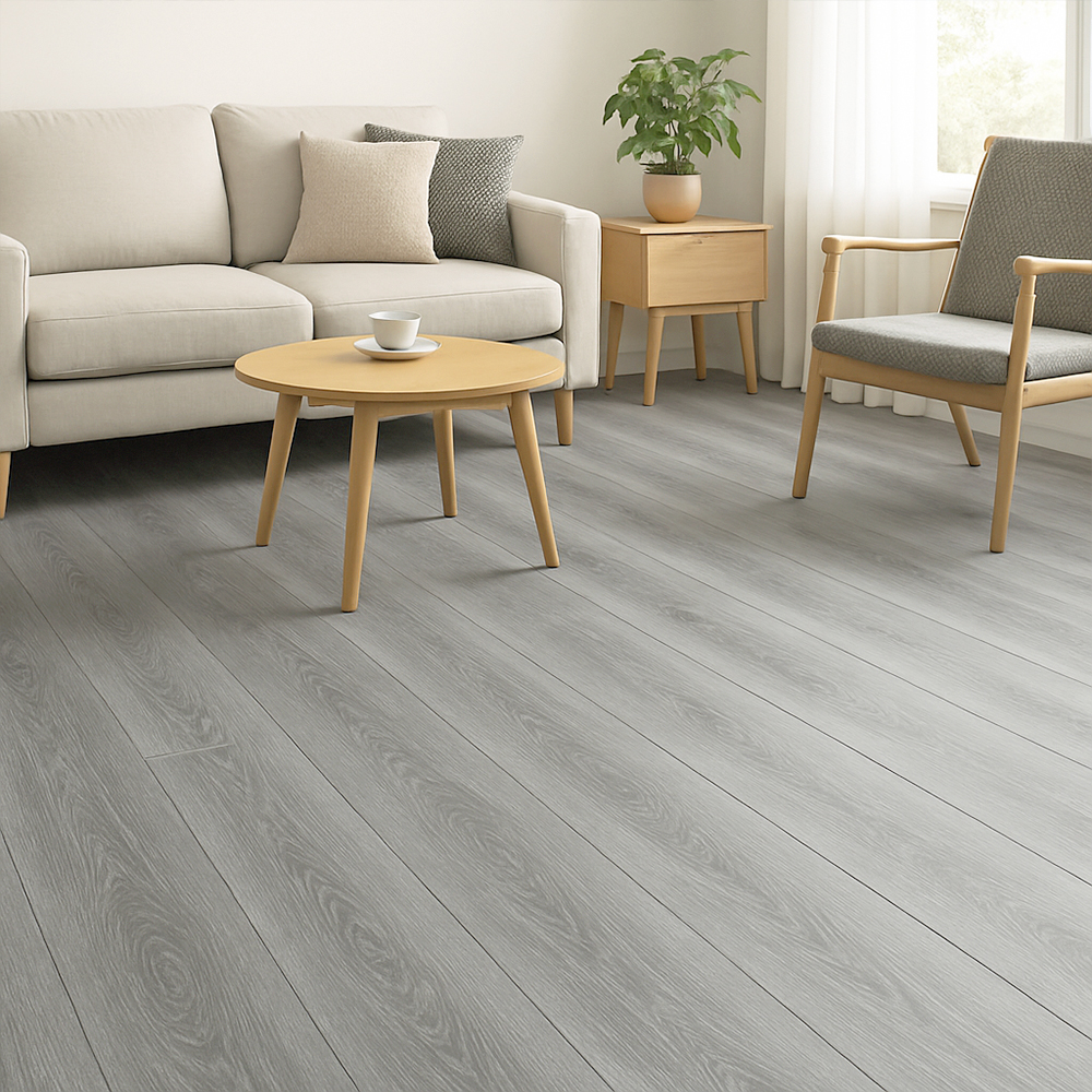 Piso Laminado Ambras 8,3mm Roble Gris - Imagen 2