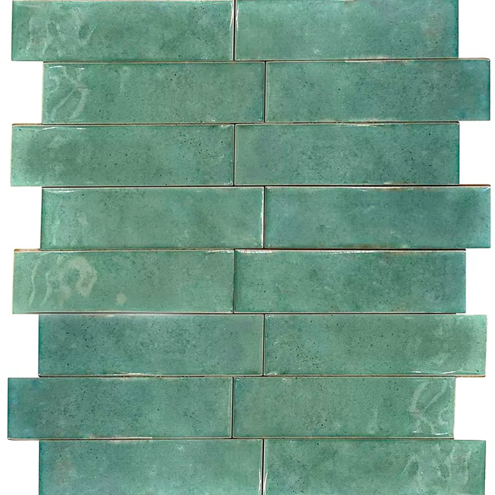 Brick Aquarela Esmeralda Br 7,5x25